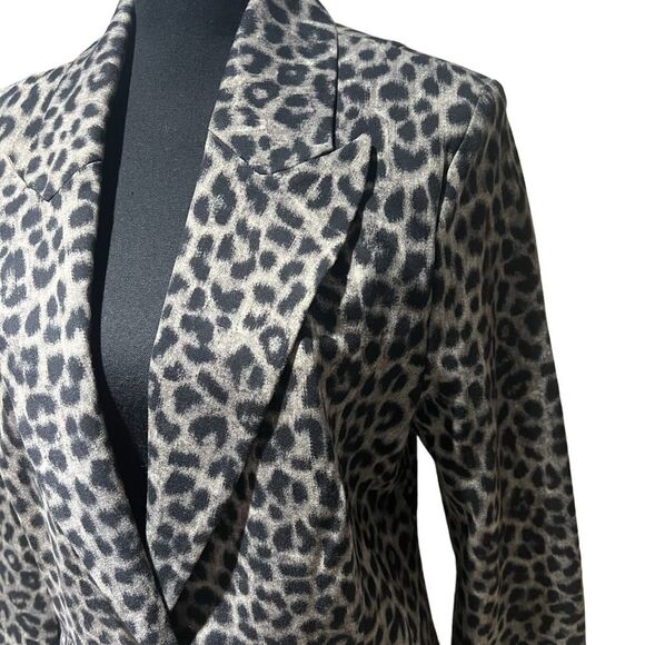 Cabi Jungle Jacket Leopard Print Lined Jacket Style 3373 Size 4 - Picture 3 of 10